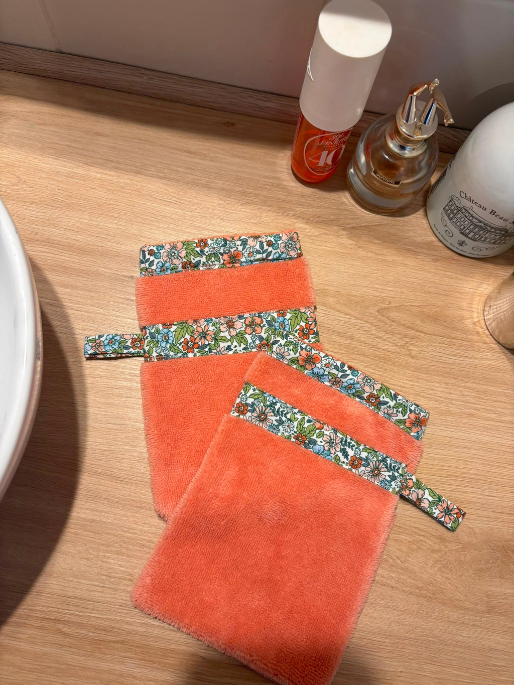 Gants de toilette