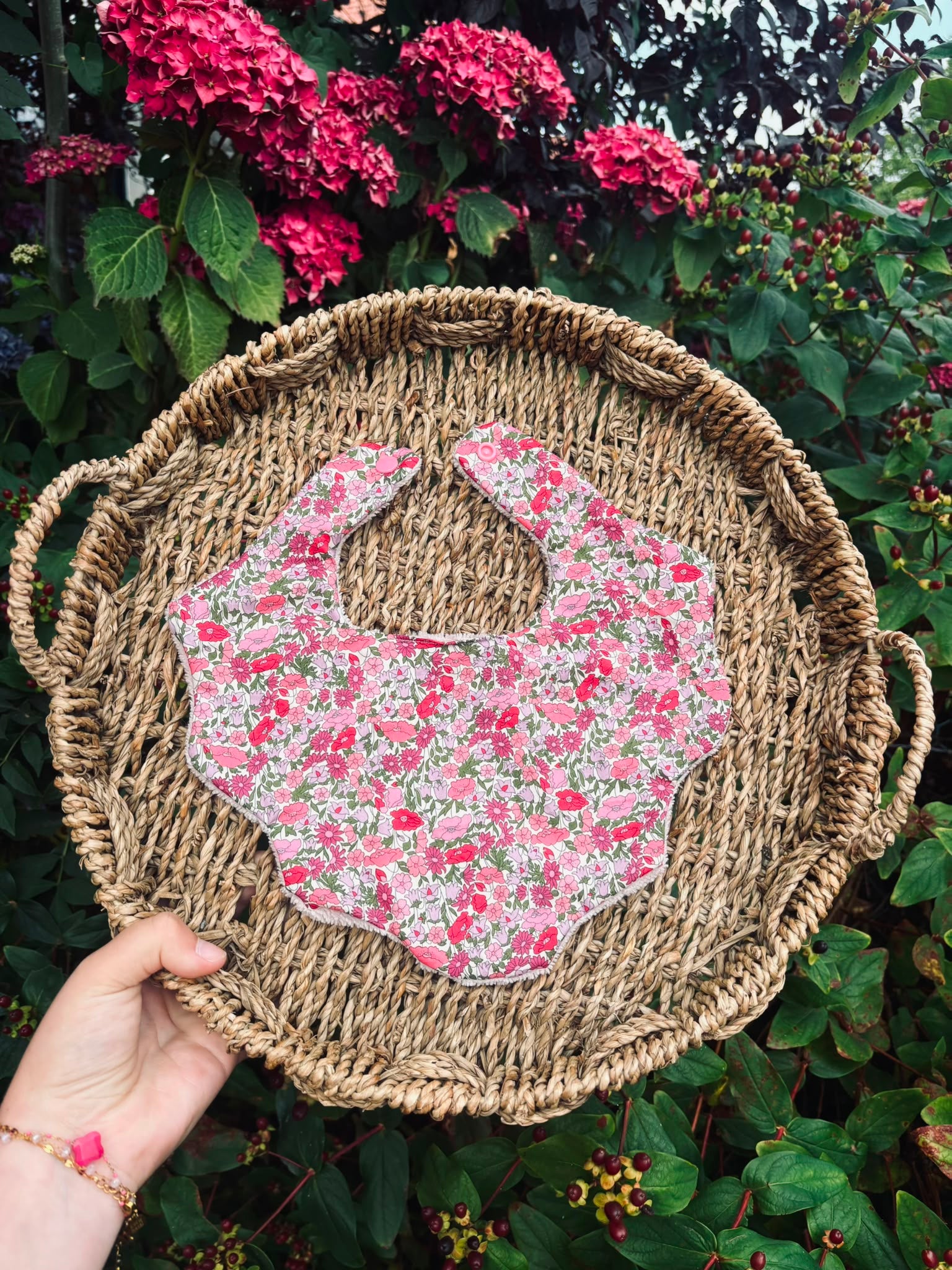 Bavoir Fleur Liberty